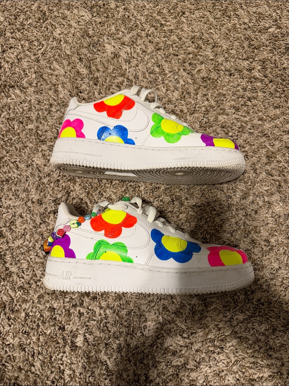 Hand painted Air Force ones